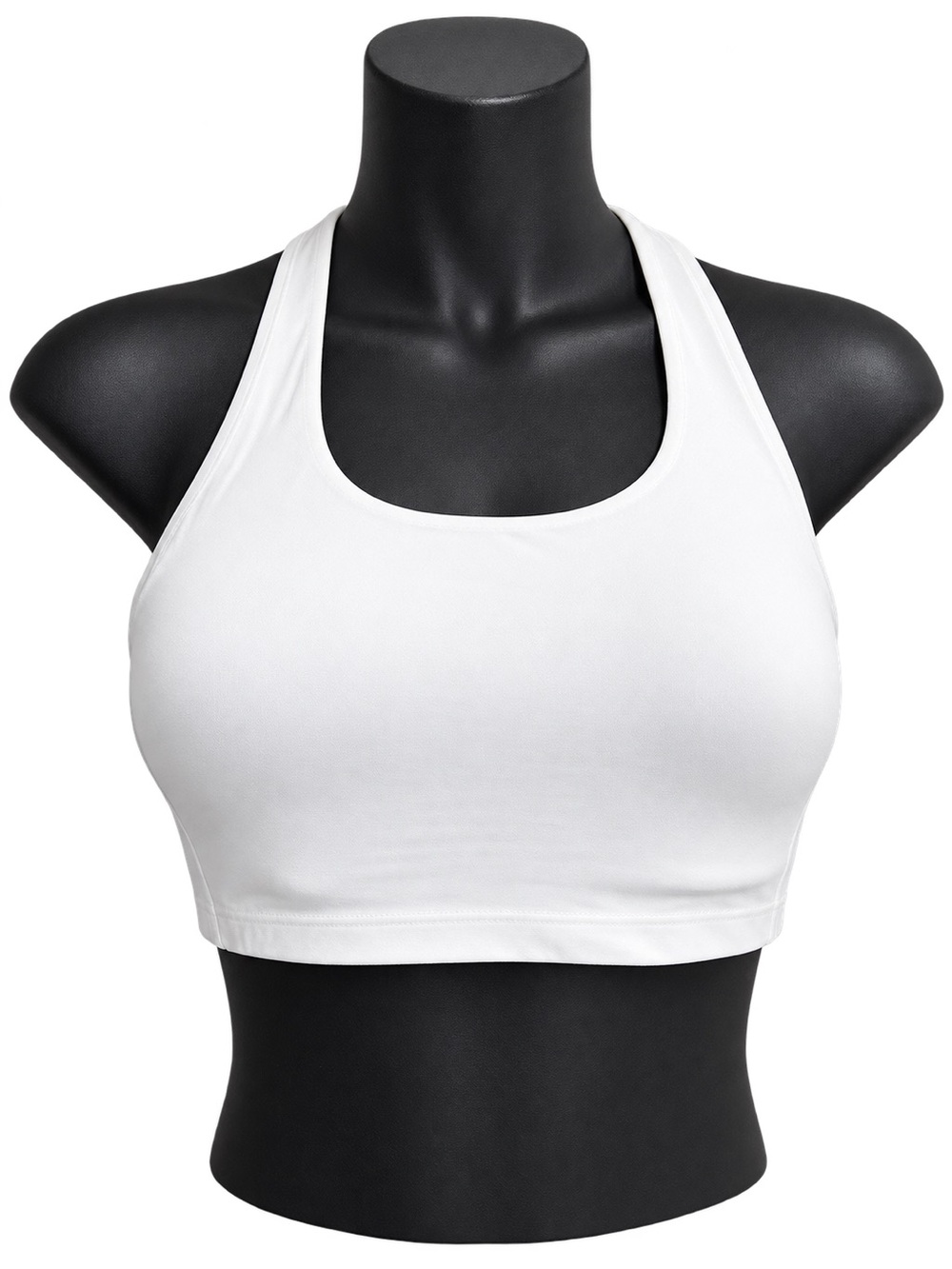 Lululemon White Cross-Back Sports Bra – Size 32C